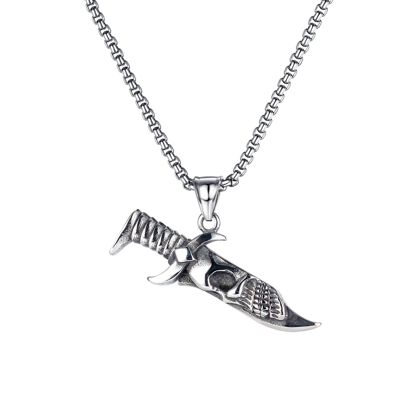 New Skull Men's Stainless Steel Necklace