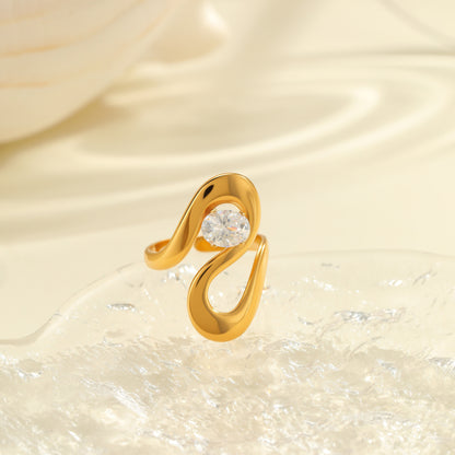 Fashion Zircon Ring Exquisite Hand Jewelry