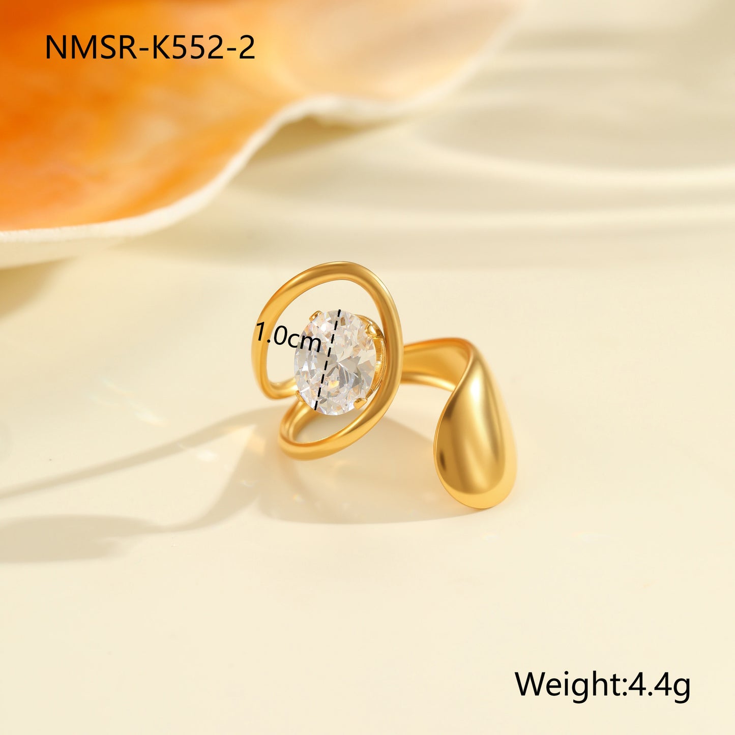 Fashion Zircon Ring Exquisite Hand Jewelry