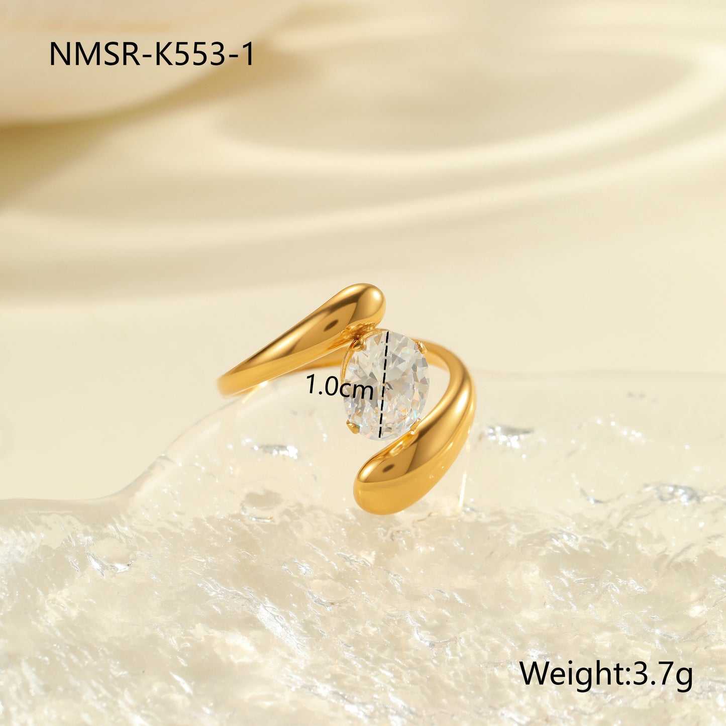 Fashion Zircon Ring Exquisite Hand Jewelry