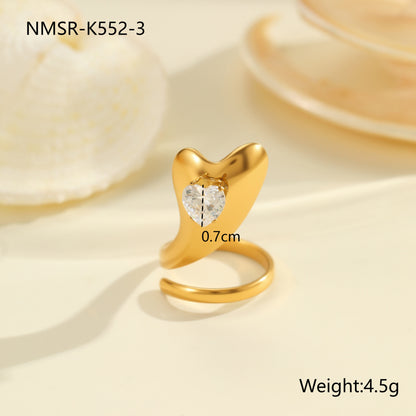 Fashion Zircon Ring Exquisite Hand Jewelry