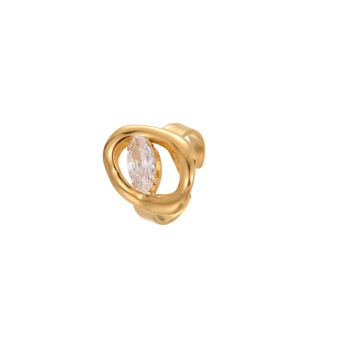 Fashion Zircon Ring Exquisite Hand Jewelry