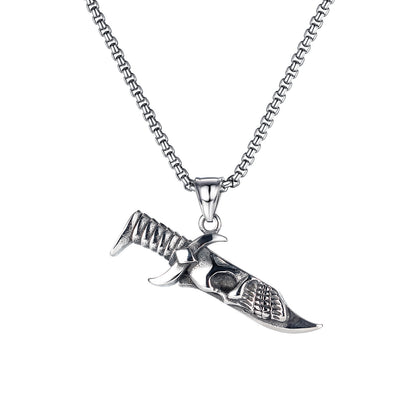 New Skull Men's Stainless Steel Necklace